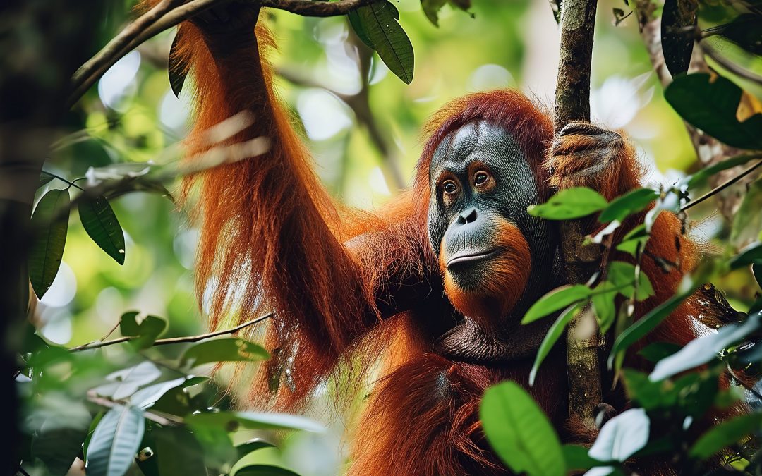 A Wild Orangutan’s Self-Medication Secret